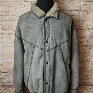Vtg Polarpels Stavanger Norway Men's Shearling